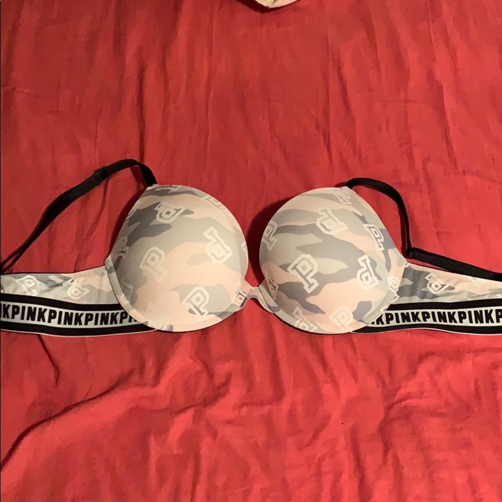 Pink bra
